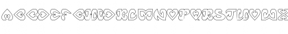 Download Eternal Love-Hollow Regular Font Uppercase Preview