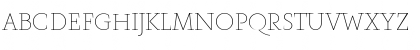 Download Farrerons Serif Thin Regular Font Uppercase Preview
