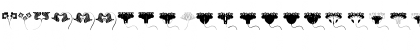 Download Jugendstil Flowers Free Regular Font Uppercase Preview