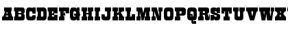 Download CgBarnumBlock Medium Font Uppercase Preview