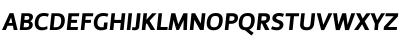 Download PrivaFourItalicPro Regular Font Uppercase Preview