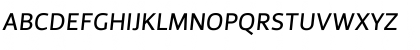 Download PrivaTwoItalicPro Regular Font Uppercase Preview