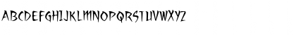 Download RagingRedLotus BB Regular Font Uppercase Preview