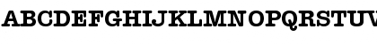 Download Typewriter-DemiBold Regular Font Uppercase Preview