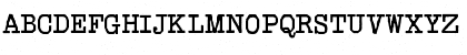 Download Typewriter Display Font Uppercase Preview