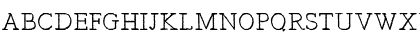 Download Typist's Pseudonym Regular Font Uppercase Preview