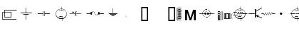 Download vac tube symbols v1.2 Regular Font Uppercase Preview