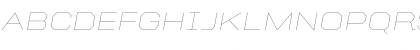 Download United Italic Ext Thin Font Uppercase Preview
