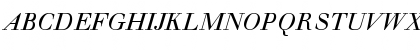 Download Berthold Walbaum Book Italic OsF Font Uppercase Preview