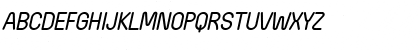 Download Wida Round Italic Font Uppercase Preview