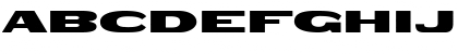Download Woodtype-HTF-GothicExtended Regular Font Uppercase Preview