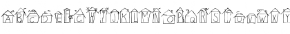 Download Alphabet Houses Regular Font Uppercase Preview