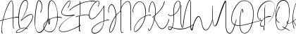 Download Amboera Script Regular Font Uppercase Preview