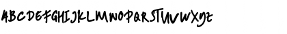 Download ANDONESI Regular Font Uppercase Preview