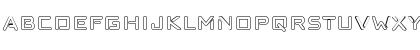 Download Anoxic Outline Med Regular Font Uppercase Preview