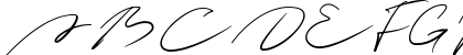 Download Antigna Signature Free Regular Font Uppercase Preview