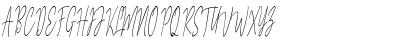 Download Archie Websters Regular Font Uppercase Preview