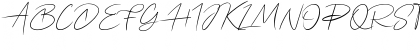 Download Ariel Script Regular Font Uppercase Preview