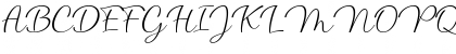 Download atlantic Script Regular Font Uppercase Preview