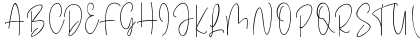 Download Australians Winter Regular Font Uppercase Preview