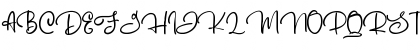 Download Australove Regular Font Uppercase Preview