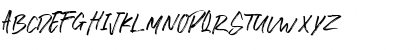 Download awkward alone Regular Font Uppercase Preview