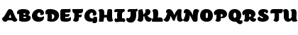 Bigfat Script Regular Font Uppercase Preview