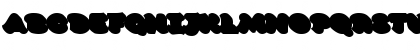 Bigfat Script Xtrude Regular Font Uppercase Preview