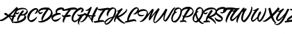 Download Billgates Regular Font Uppercase Preview