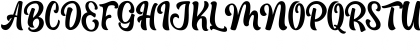 Download Boughies Demo Regular Font Uppercase Preview