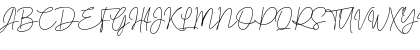 Download Brotherside Signature Regular Font Uppercase Preview