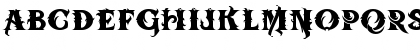 Download BTX-Chaos-Made Regular Font Uppercase Preview