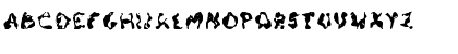 Download Busted Pen Regular Font Uppercase Preview