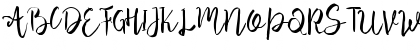 Download Butter Mellow Regular Font Uppercase Preview