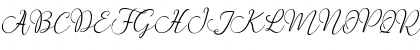 Download Buttercup Script Regular Font Uppercase Preview
