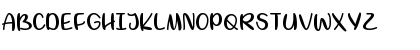 Download By Me Regular Font Uppercase Preview