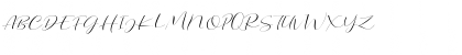 Download Dorothy Clark Script DEMO Regular Font Uppercase Preview