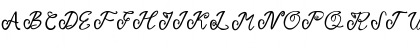 Download Dragonfly Script Regular Font Uppercase Preview