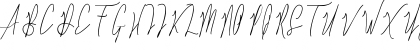 Download Evergreen Free Regular Font Uppercase Preview