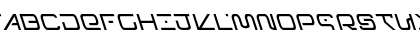 Download Foreign Alien Leftalic Italic Font Uppercase Preview