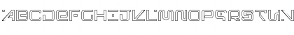 Download Foreign Alien Outline Outline Font Uppercase Preview
