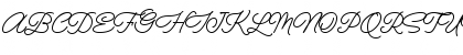 Download Kinderline Script DEMO Regular Font Uppercase Preview
