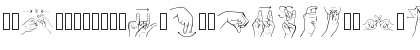 Download Lengua De Senas Chilena Hef Regular Font Uppercase Preview