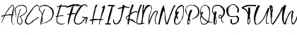 Download Porto Bianco Brush Demo Regular Font Uppercase Preview