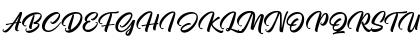 Download Pristyne DEMO Regular Font Uppercase Preview