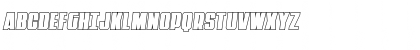 Download Punch Outline Semi-Italic Regular Font Uppercase Preview
