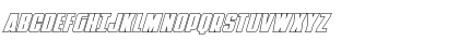 Download Punch Outline Super-Italic Regular Font Uppercase Preview