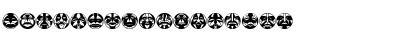 Download Round Masks Regular Font Uppercase Preview