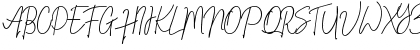 Whistle Regular Font Uppercase Preview