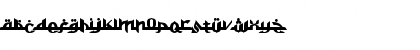 Download Alkhoufi Regular Font Uppercase Preview